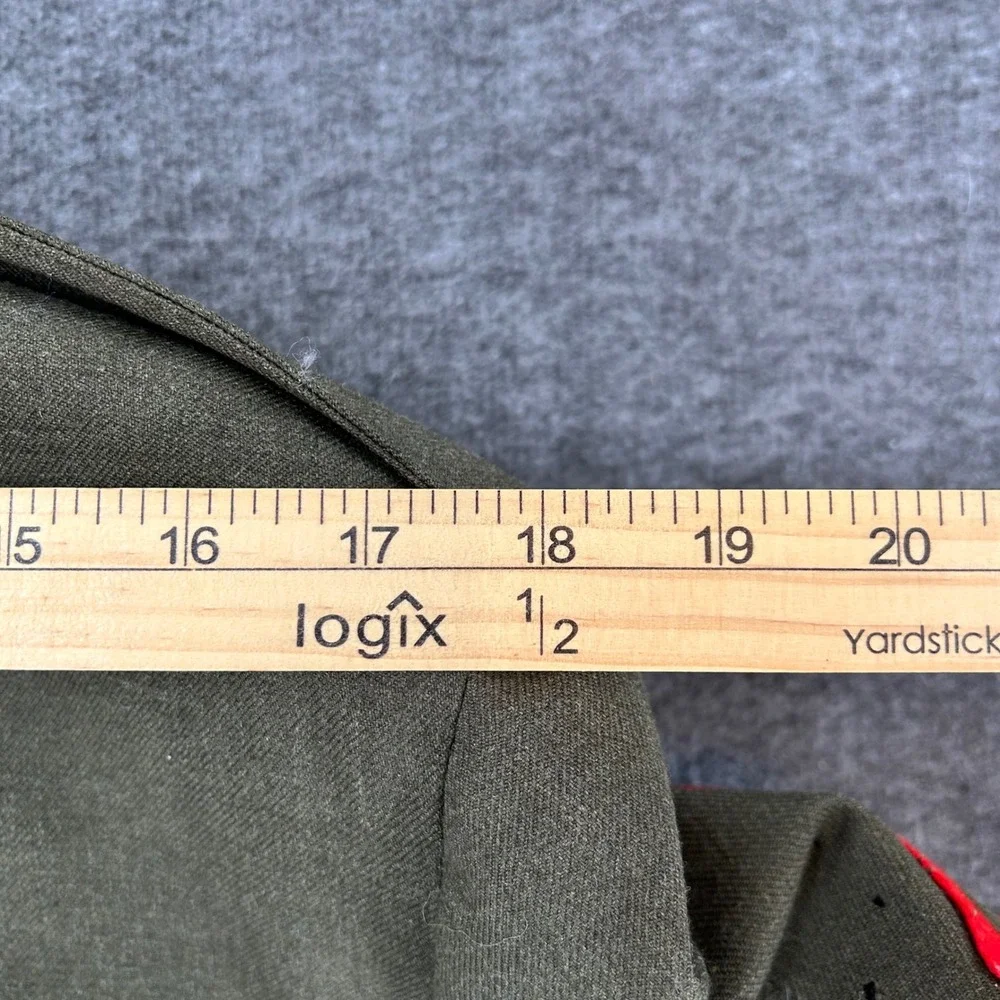 Vintage 1968 USMC Wool Serge Service Coat 39L Khaki Shirt Tie Belt Set Men